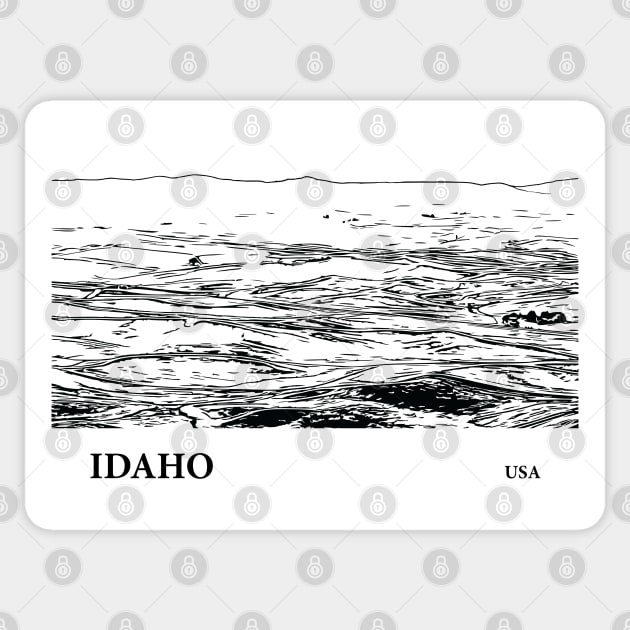 Idaho USA Sticker by Lakeric
